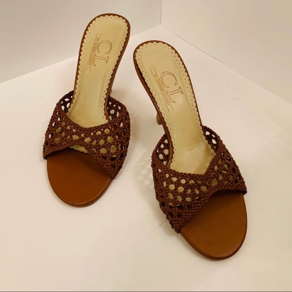 Chinese Laundry Heels – Basket Weave Design